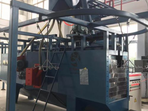 浙江湖州懸鏈通過式拋丸機